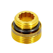Ниппель для радиаторных узлов 1/2' x 3/4' EK  НР UNI-FITT с прокладкой O-RING